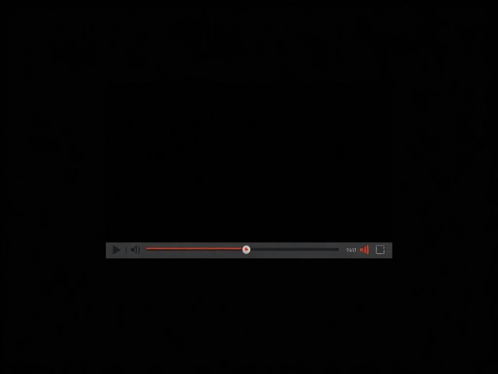 Clean full-screen player